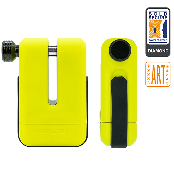 Hiplok Hiplok md1000 disc lock neon yellow